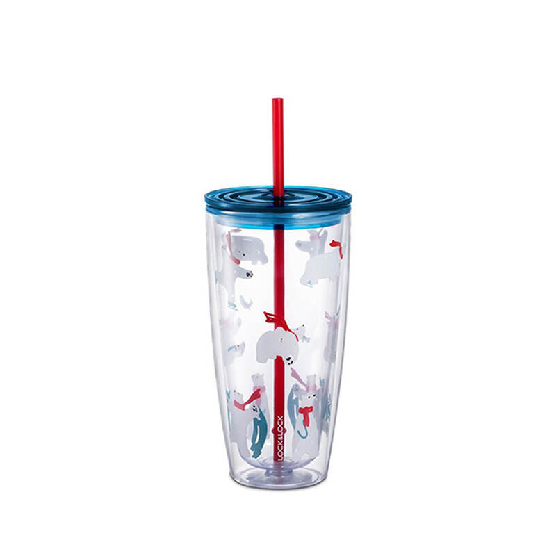 [Bộ Đôi Hè Xịn – Giảm thêm 10% Với Mã LHC4267] Ly Nhựa Có Ống Hút Lock&Lock - 750ml - 4 Màu (Đen, Ngà, Xanh Nước Biển, Vàng) - HAP507 image number null